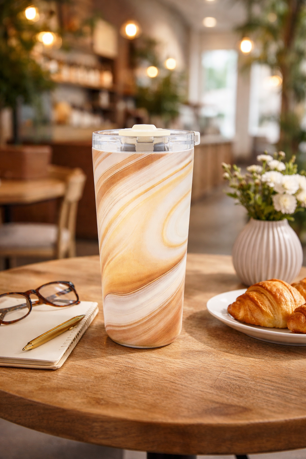 Vera Sip™ Golden Swirl Insulated Tumbler (20oz