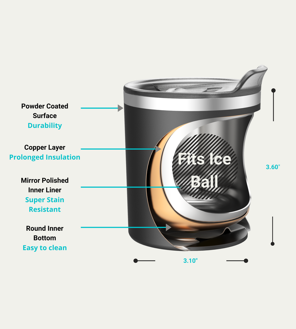 Vera Sip™ Blush Insulated Coffee Mug (12oz)