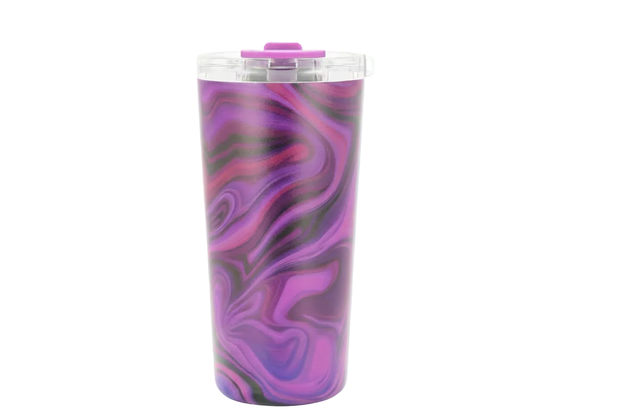 Vera Sip™ Purple Swirl Insulated Tumbler (20oz)