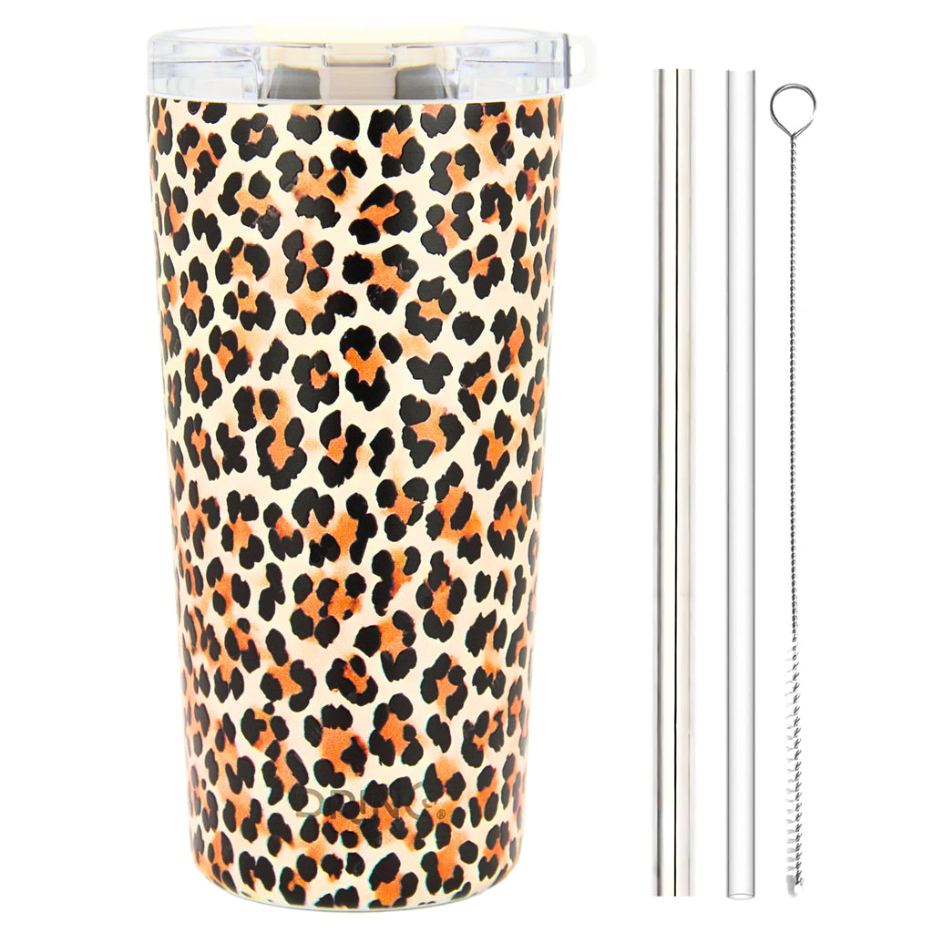 Vera Sip™ Leopard Print Insulated Tumbler (20oz)