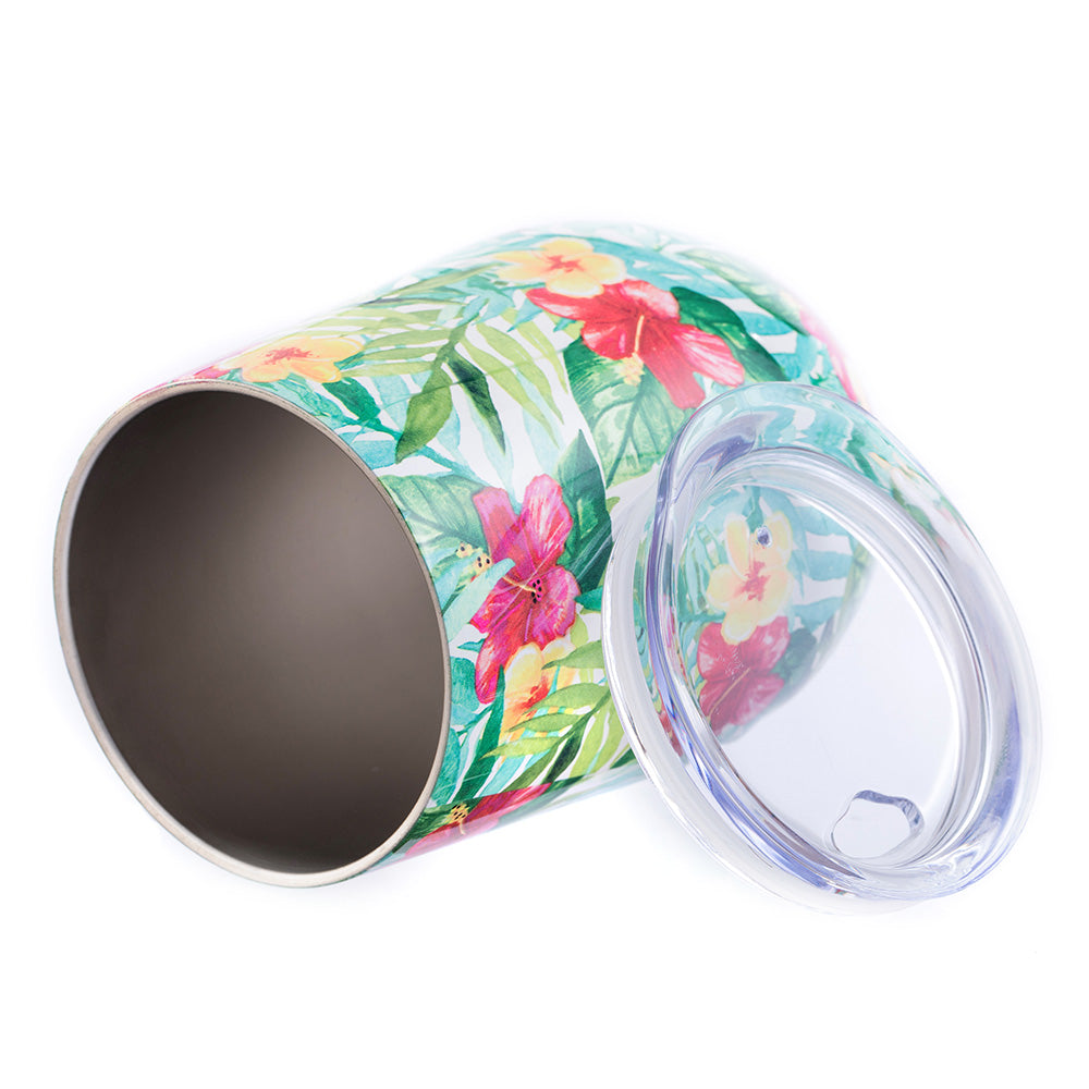 Vera Sip™ Tropical Hues 12oz Insulated Wine Tumbler