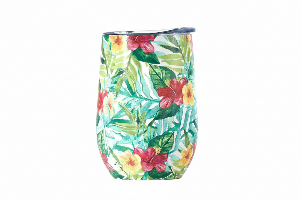 Vera Sip™ Tropical Hues 12oz Insulated Wine Tumbler